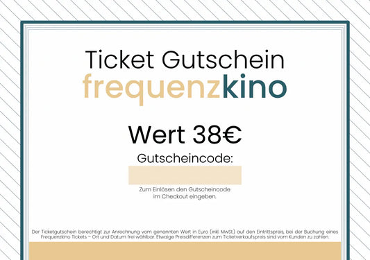 Frequenzkino-Ticketgutschein